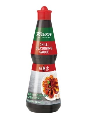 크노르 칠리 시즈닝 소스 400mL - 크노르 칠리 시즈닝은 다양한 칠리 추출물이 어우러져 깔끔한 매운맛과 향을 요리에 입힐 수 있습니다.