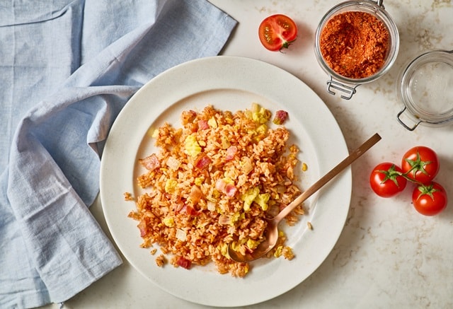 베이컨 토마토 필라프